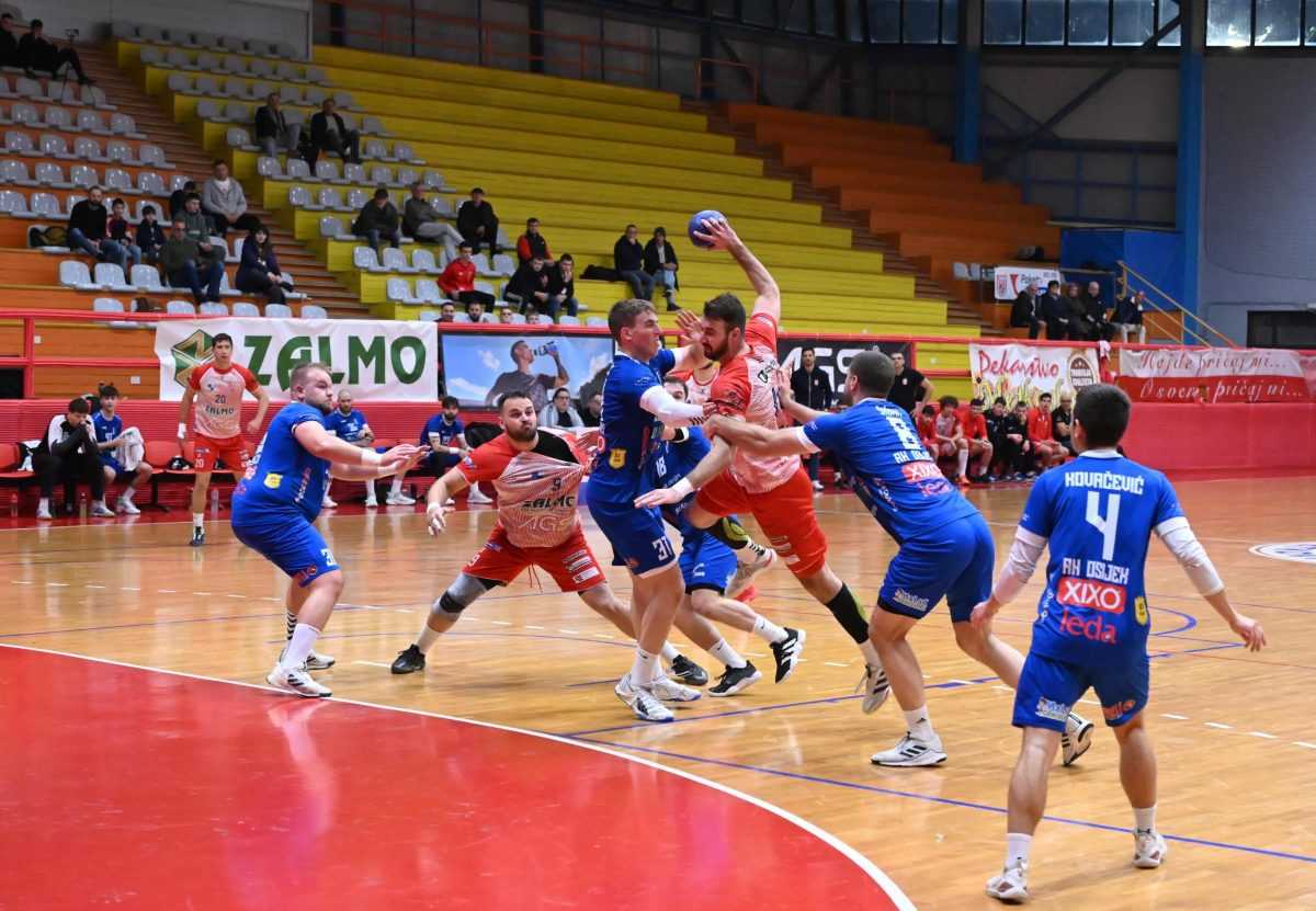 Paket24 Premijer liga, Liga B, 14. kolo: METKOVIĆ ZALMO – OSIJEK 27:23 (13:12)
