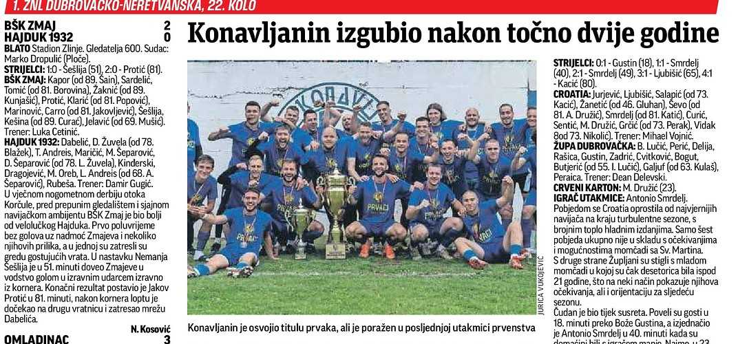 1. ŽNL Dubrovačko-neretvanska by Jurica Vukojević