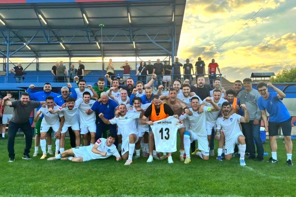 SuperSport 2 Nl, 29. kolo: ĐAKOVO CROATIA – JADRAN LP 0:6 (0:2)