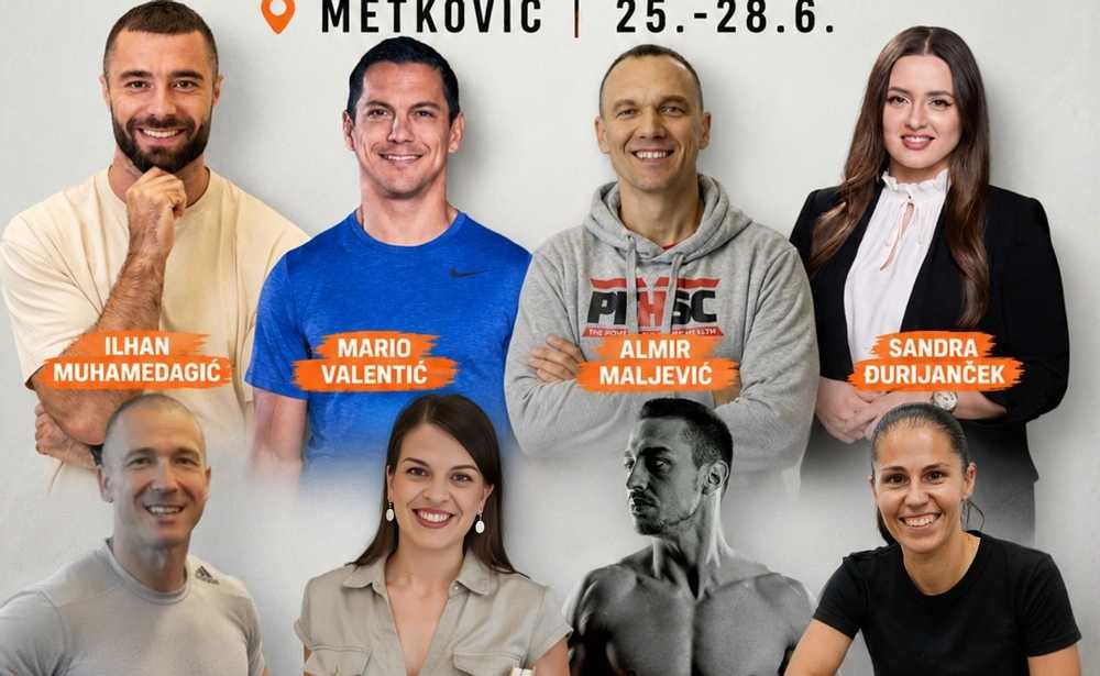 METKOVIĆ POSTAJE SREDIŠTE FITNESSA, EDUKACIJE I ZDRAVOG ŽIVOTA: OVOG ČETVRTKA POČINJE COACH TO COACH KAMP 2026.