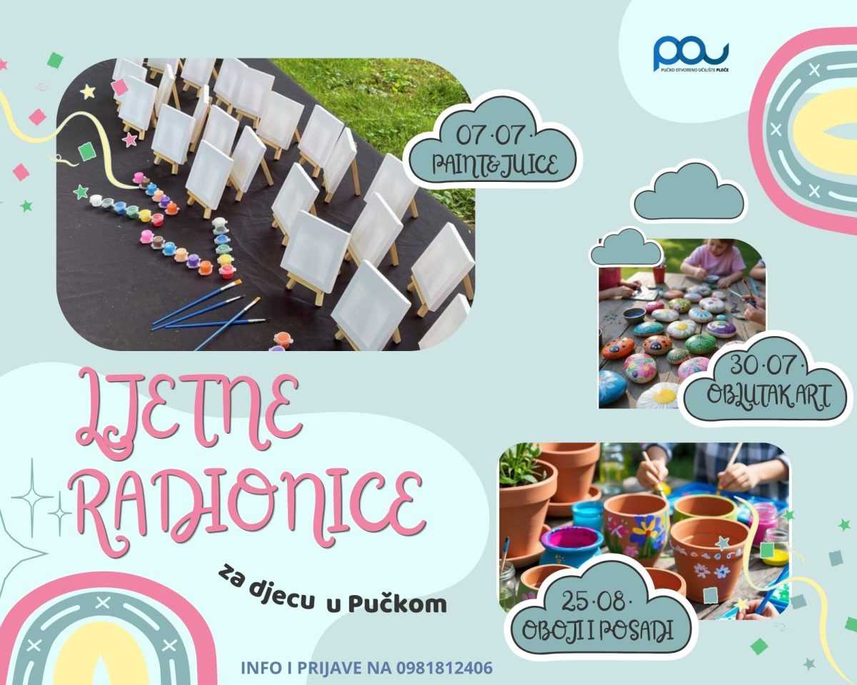 Ljetne radionice za djecu u Pučkom!