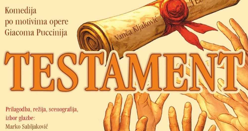 Predstava “TESTAMENT” Metkovskog amaterskog kazališta u Domu kulture Ploče