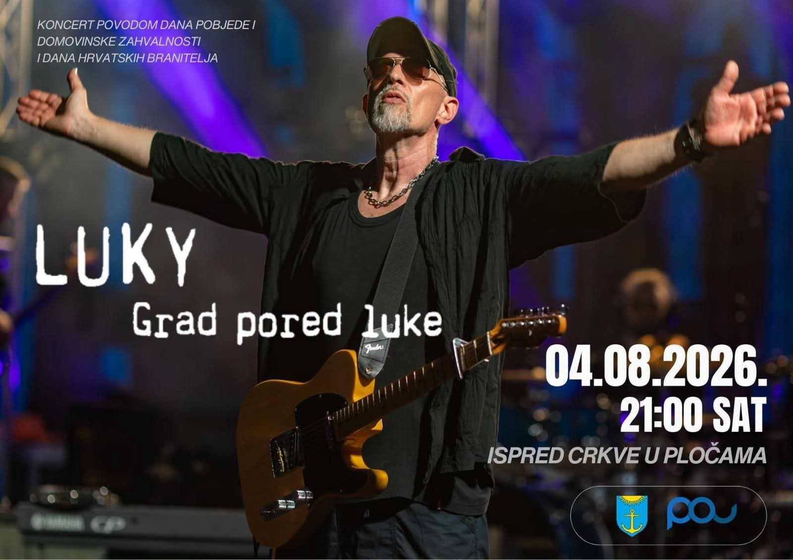 Sutra u Pločama – koncert Dragana Lukića Lukya!