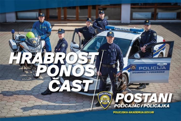 Natječaj za upis polaznika/polaznica u Program srednjoškolskog obrazovanja odraslih za zanimanje policajac/policajka traju još do kraja kolovoza