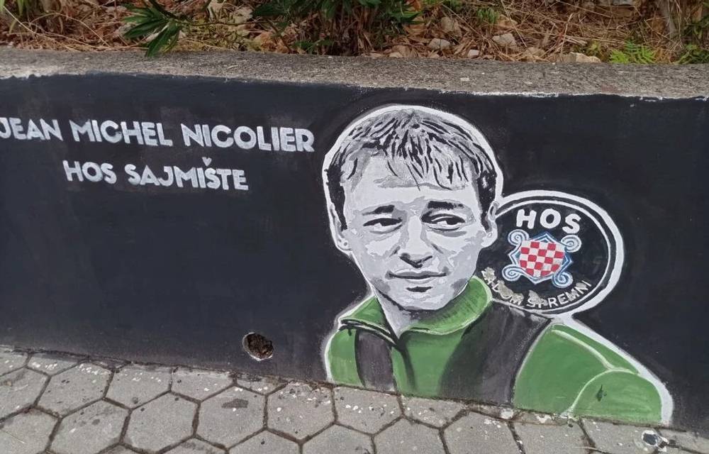 Unakažen mural Jean-Michela u Korčuli, branitelji na nogama: ‘Žele ga ubiti po drugi put’