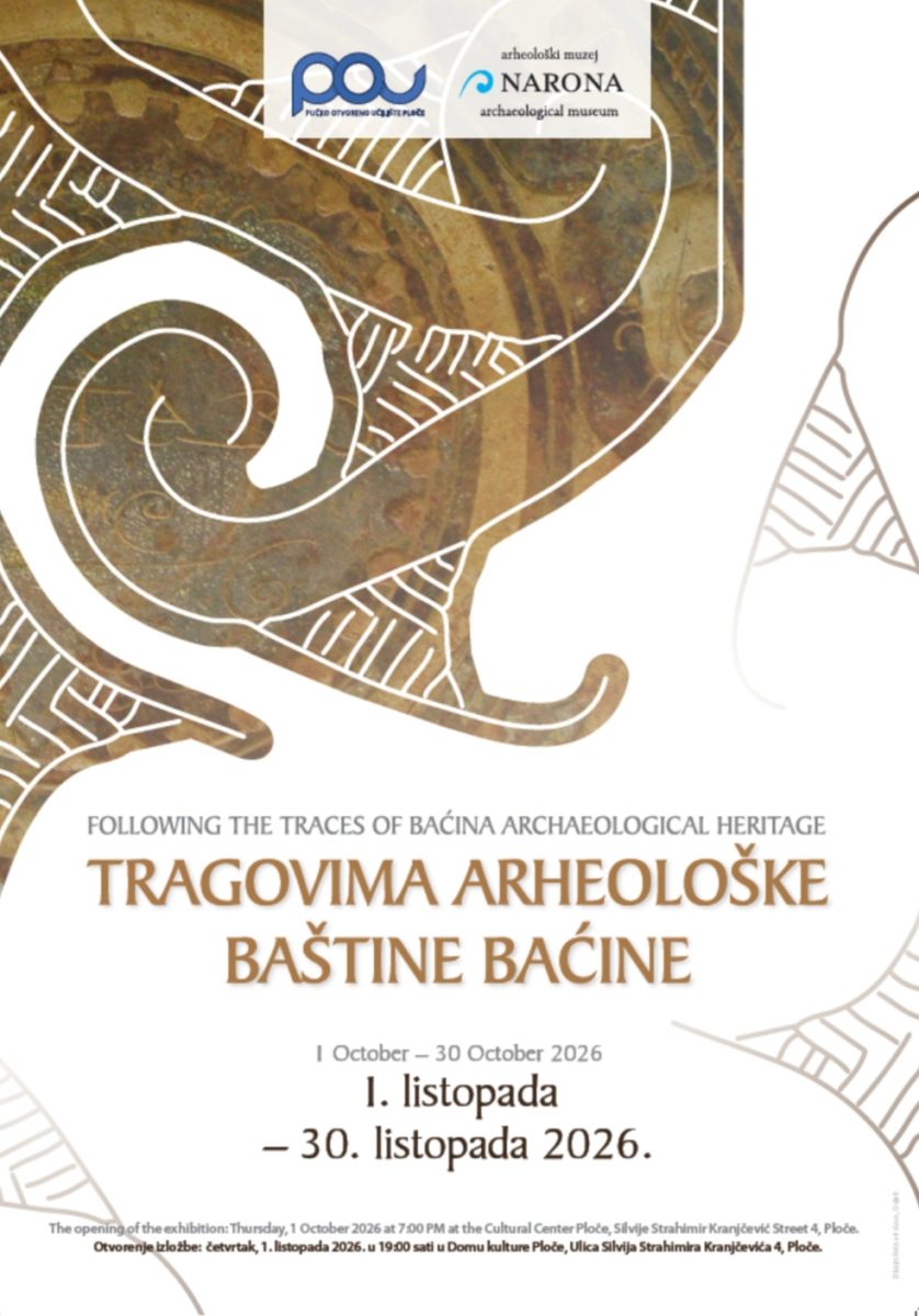 IZLOŽBA “TRAGOVIMA ARHEOLOŠKE BAŠTINE BAĆINE” u Domu kulture Ploče