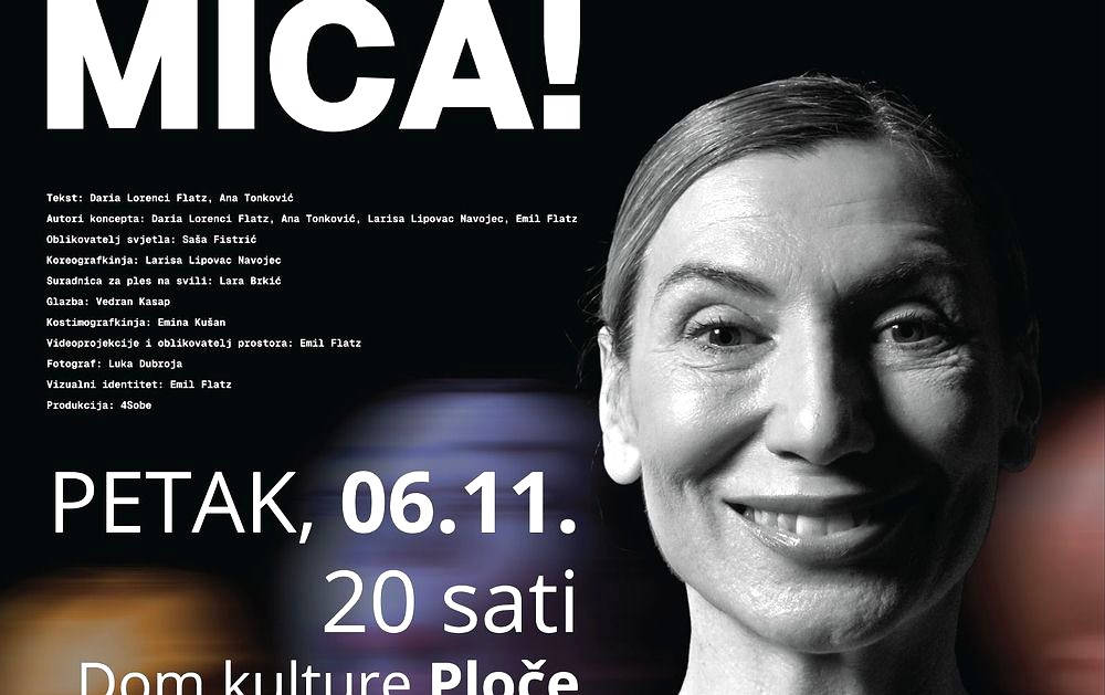 Monodrama „JA, GLUMICA!” stiže u Ploče!